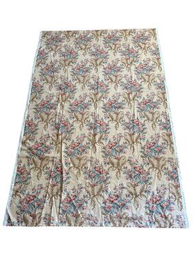 VTG 1999 Katzenbach & Warren Floral Fabric, 2 SHEETS 100% Cotton CHECK DESC!!!